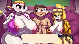 Ankha hentai, asmr, big tits