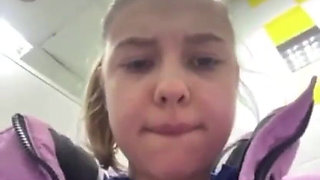 Masturbating in Fitting Room Close up