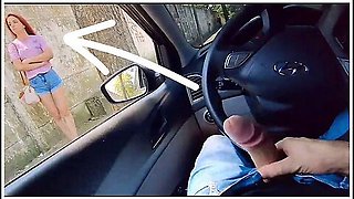 Risky Masturbation For A Hot Girl Who Was Looking At Me From The Bus Stop!