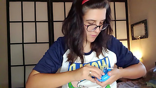 Trying Big Bubbles with Bubblegum Roll - Bunny Looner