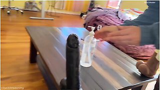 She Losses Bet Caz Of Huge Dildos Has To Fuck Real Dick And Eat Ass With Vibewithmommy And Vibewithmolly