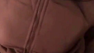 Pee, Cum & Downjacket Obsession Blowjob, Golden Shower & Wet Fetish Play