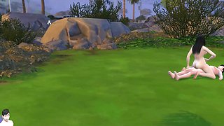 The Sims Public Sex with big boobs girlfriend