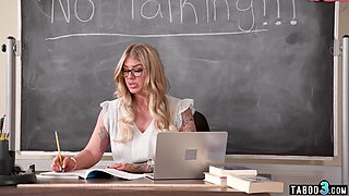 Shocked MILF teacher cant resist a BIG BLACK DICK