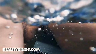 Aria and Carmela weren't expecting no one to join them for fun