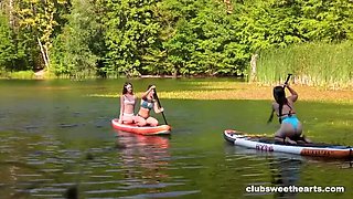 Sumiko Smile Amelia Ost Dakota Doll Threesome Lesbian Teens Licking Pussy Outdoor HD