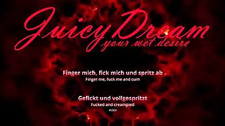 JuicyDream German Amateur MILF Fingering and Creampie Close-Up 4K