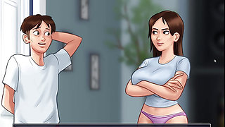 hot desi bhabi dever in summertime saga