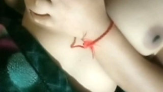 Bangladeshi sexy girlfriend Showing Her Full Body, Pressing Boobs Fingering Both Holes