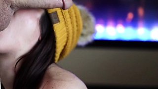 Amateur Blowjobs with Horny Big Titted Brunettes