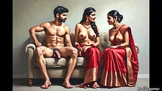 Bhabhiji asking her brother-in-law for rough sex in bathroom