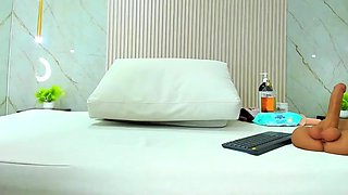 Big boobed brunette jerks off on the fresh air