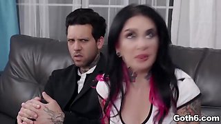 Latina Teen Babysitter Hot Gothic 3some Porn