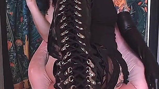 Bound for My Boots: Mistress Has You in Steel Handcuffs While She Smokes and Teases You