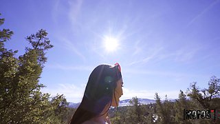 Teen Emily Willis hot outdoor porn video