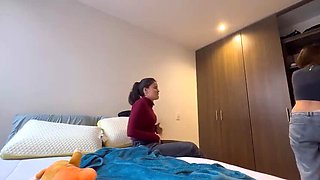 Lesbian Domination: Latina Mistress Humiliates Submissive Slave with Smelly Clothes & Orders