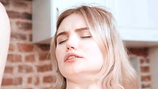 Buddy enjoys threesome and gives double cumshot on face