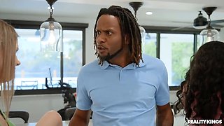 MILF Busts Sneaky Kitchen BJ Reality Kings