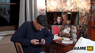 Shame4k. horny dame is penalizing her foolish young neighbour