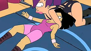 Futurama Wrestling Match Turns Into Lesbian Sex