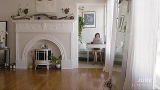 Perverted teen exciting erotic solo video