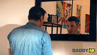 Daddy4k. my hot girlfriend is calmly cheating on me while i was watching tv