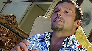 The Husband Watches His Wife Lick Her Lover Then He Fucks Her and the Wife Watches