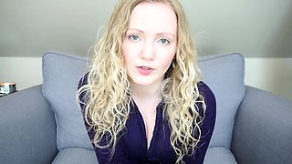 Naughty blonde femdom fetish hottie rams ass with strapon