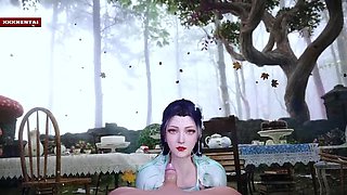 3D Hentai Animation: Virtual Temptation with a Forbidden Asian Girl - Big Tits, Doggy Style & Cumshot