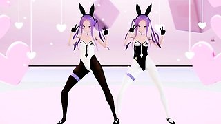 LO Crab crotch ghost dance with LO-chan