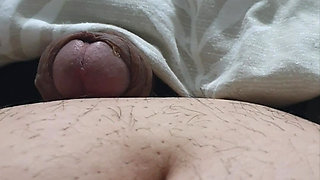 Step mom without shame pulled out step son dick in erection for a handjob