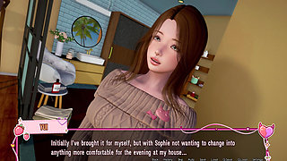 Murmur 38 - Sophie and Yui Attempt Threesome with Adam on Teacher Helen’s Bed