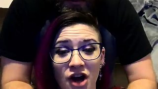 Brunette does kinky blowjob in euro wife hardcore video