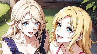 18 Year Old College Girl Anime Style (AI Generated)