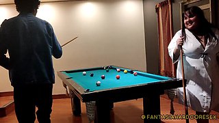 Giving My Best Friend Some Good Butt Massages After a Game of Pool Fantasiahardcoresex