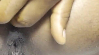 Cute Chocolate Teen First Time Anal Dildo