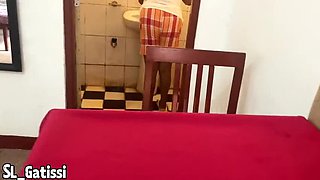 Asian Big Ass Girlfriend with Short Hair in Romantic Hotel Room Outdoor