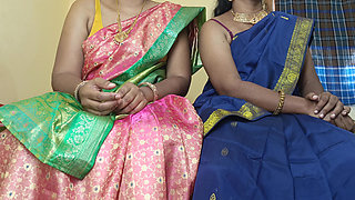 Married Sisters Enjoying Threesome Hot Sex