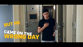 Vip4k. i was preparing for my xxx customer and my schoolgirl ambled in suddenly...