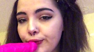 Busty brunette bitch with big boobs