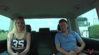 Busty Blonde Carly Rae Summers fucks in minivan - Carly rae summers amateur reality hardcore