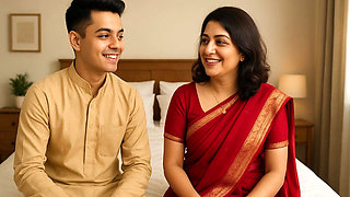 Indian Desi Bhabhi and Devar having Fun in Hindi