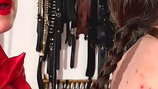 Miss Anna's Back Whipping Slave Mila's Test of Devotion
