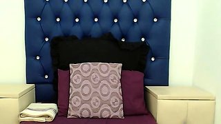 Big-Titted Light-Skinned South African Ebony on Webcam