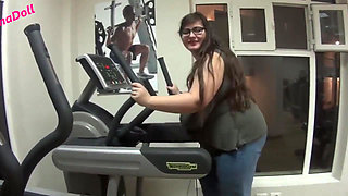 My Huge Tits Fell Out of My Shirt While Working Out