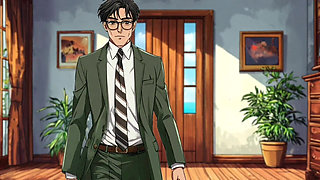 Cuckold Husband Came Home From Work Too Early and Caught His Wife Fucking the Gardener