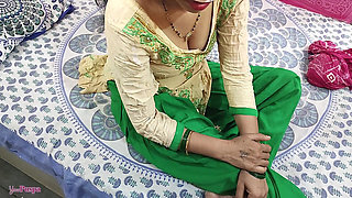 Maid Was Cleaning Her Boss Room Just Then Tear Her Salwar on Bed for Pussy Appeared Through Salwar Boss Fucked Hard