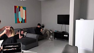Amateur homemade hardcore anal threesome