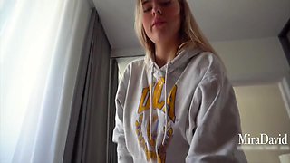 Cute Student Rides Dick And Gets Creampie In Tight Pussy 14 Min