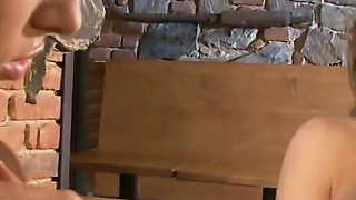 In a Hot Lesbian Club Sexies MILFs Kissing and Licking Their Wet Pussies